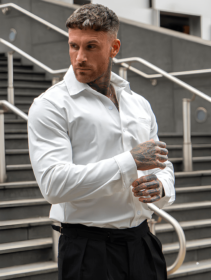 Casual Fit Set | Noa Pants Black + Clifford Shirt