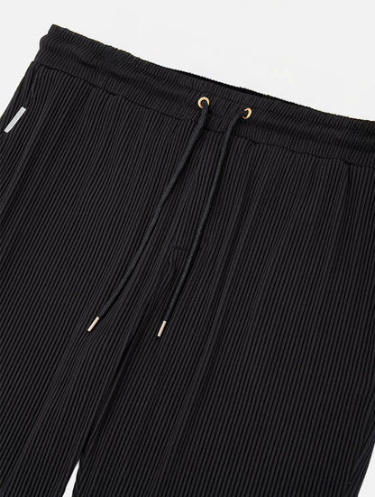 Bailey Ribbed Pants - Black