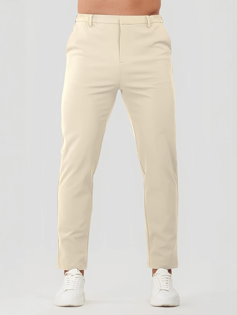 Rocio Stretch Pants - Beige