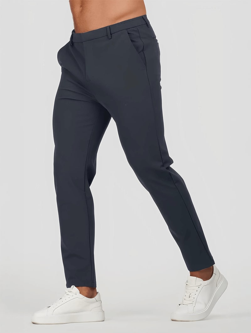 Rocio Stretch Pants - Navy Blue