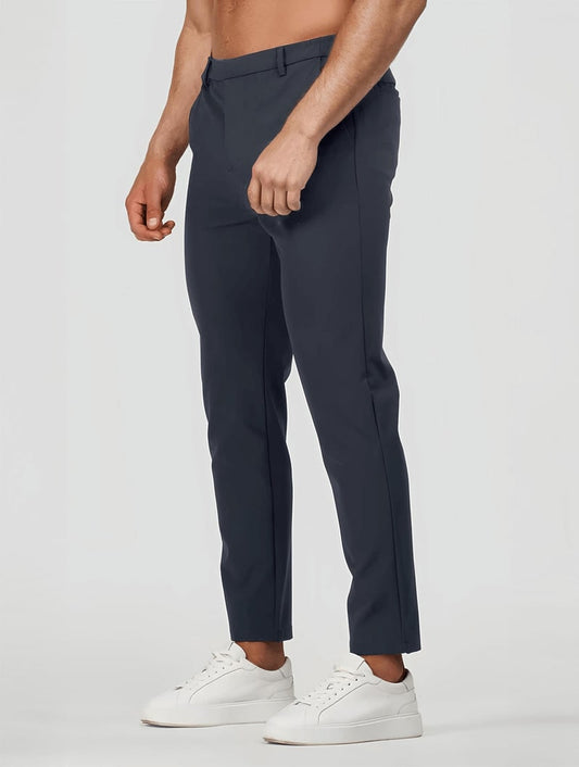 Rocio Stretch Pants - Navy Blue
